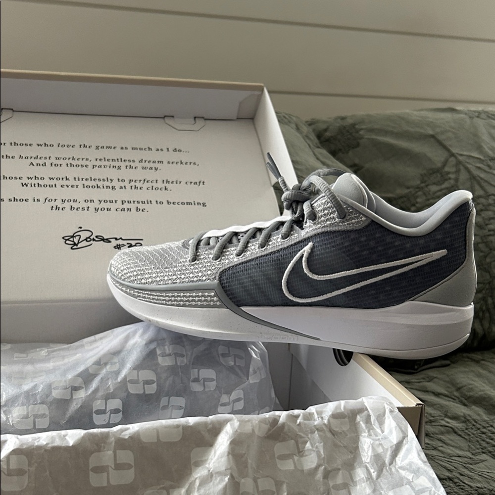 Nike Sabrina 1 TB Wolf Gray/White Sneaker